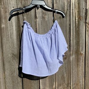 Light blue and white crop too